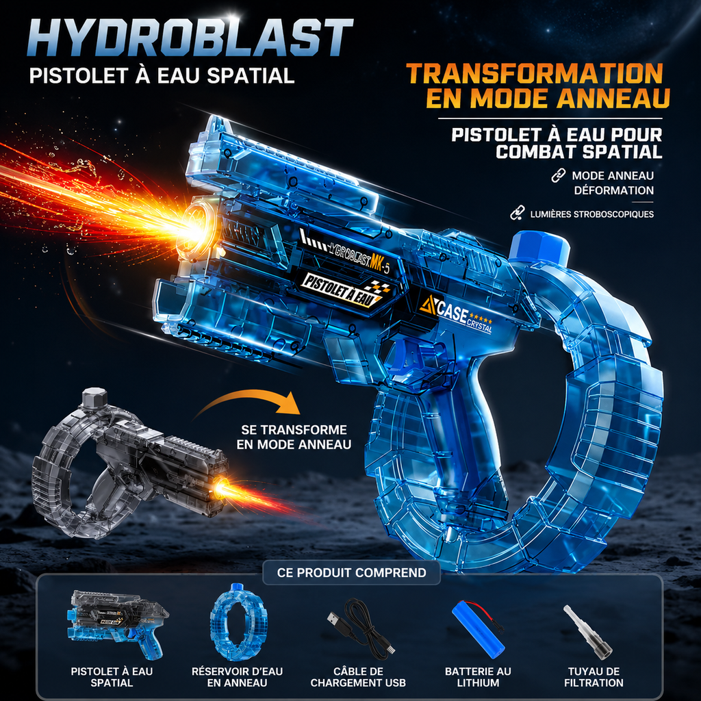 HydroBlast - Pistolet à eaux spatial